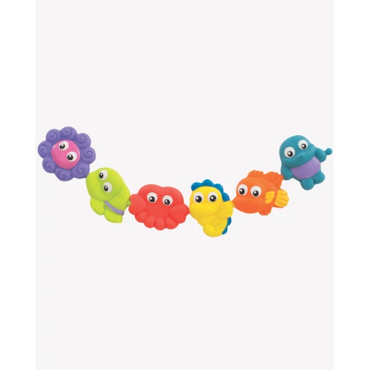 Playgro - Pop And Squirt Buddies (6pcs) - بلاي جرو - Image 2