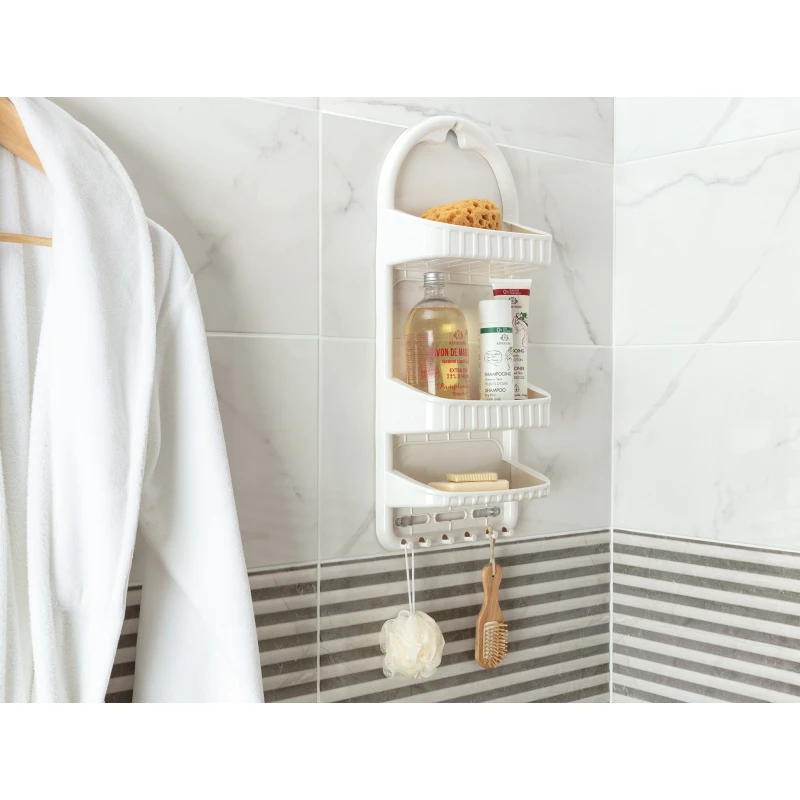 Leonda Bathroom Hanger - White - مدام كوكو
