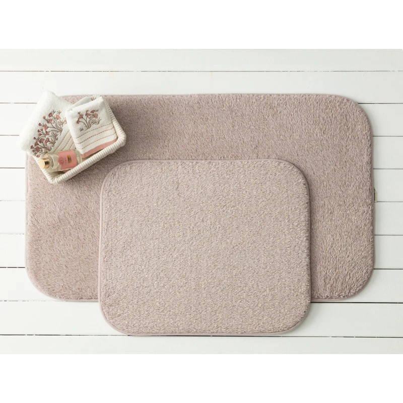 Madame Coco Acel 2-Bath Mat Set - Baby pink - مدام كوكو