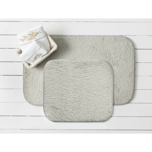 Madame Coco Acel 2-Piece Bath Mat Set - Beige Madame Coco Acel 2-Piece Bath Mat Set - Beige