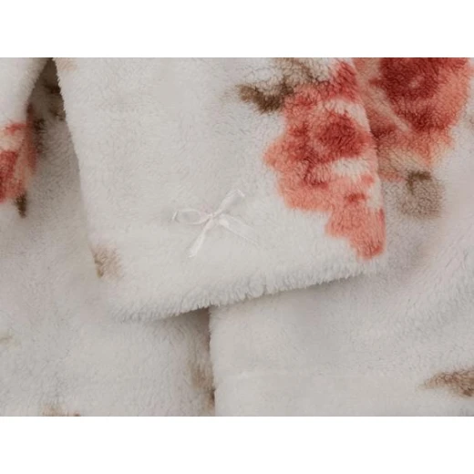 Madame Coco Chame Women Printed Wellsoft Kimono Bathrobe (L - XL) - مدام كوكو - Image 3