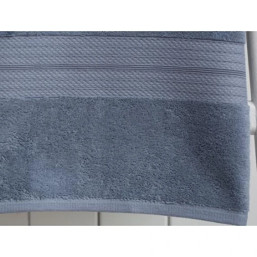Madame Coco Roxane Bath Towel - Navy Blue - مدام كوكو - Image 2