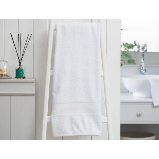 Madame Coco Roxane Bath Towel - White Madame Coco Roxane Bath Towel - White