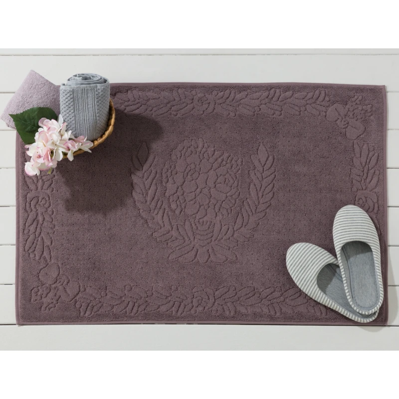 Madame Coco Daphne Foot Towel - Burgundy - مدام كوكو