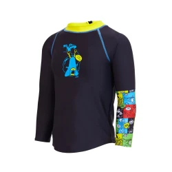 Zoggs Boys Sci Fi Long Sleeve Sun Top Kids, Size 5