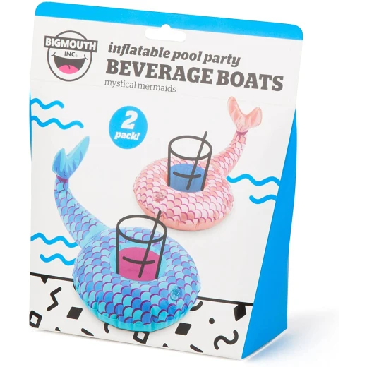 BigMouth Inc Mermaid Tails Beverage Boats (2-Pack) - بيج ماوث - Image 4