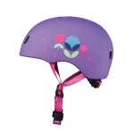 Micro PC Helmet, Floral Purple, Medium - مايكرو