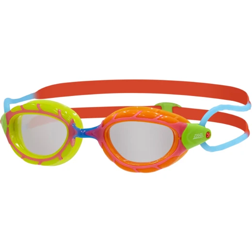 Zoggs Predator Junior ,Pink Lime Orange Goggles Zoggs Predator Junior ,Pink Lime Orange Goggles