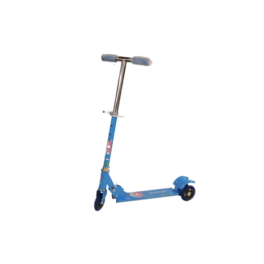 Scooter With Front and Back Wheels, Blue Scooter With Front and Back Wheels, Blue