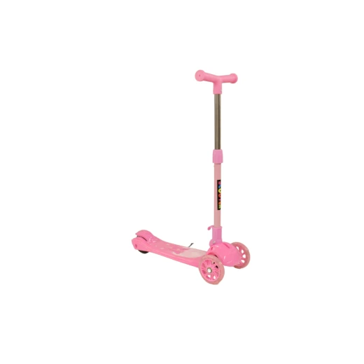 Scooter With two Front Wheels and One Back Wheel, Pink Scooter With two Front Wheels and One Back Wheel, Pink