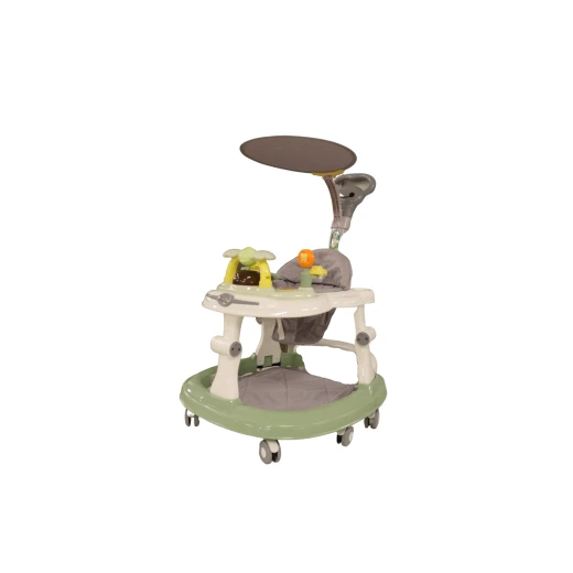 Baby Walker Jungle With Umbrella, Green Baby Walker Jungle With Umbrella, Green