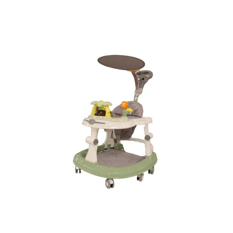 Baby Walker Jungle With Umbrella, Green