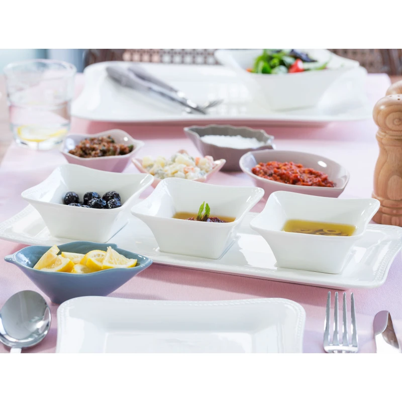 مجموعة صحون سبرنغ عظم صينية من مدام كوكو - مدام كوكو