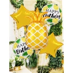 7pcs Pineapple Birthday Balloon Set