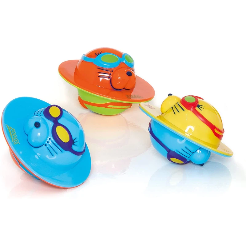 Zoggs Kids Seal Flips Pool Water Toy, Multicolour, 3 Pcs - زوجز