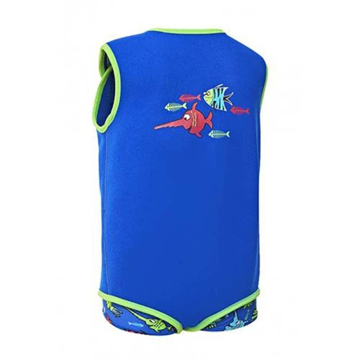 Zoggs Sea Saw Baby Wrap Blue, 3-6 Months - زوجز - Image 2
