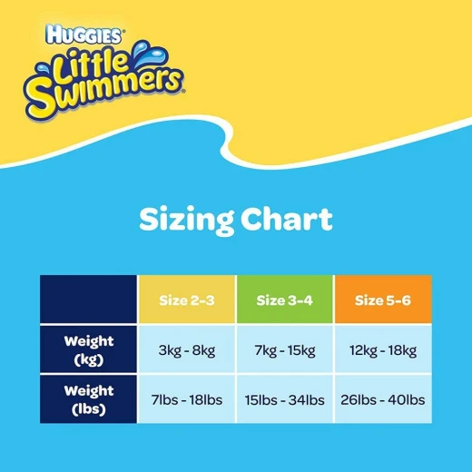 Huggies Little Swimmers Swim Pants, Size 3-4, 7-15 Kg, 20 pants - Huggies - Image 3