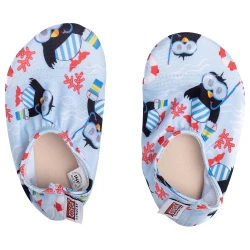 Coega Kids' Blue Pool & Beach Water Shoes with Anti Slip Sole, Durable & Protective, Sizes 30-32 Eur, Ideal for Waterparks & Tile Floors