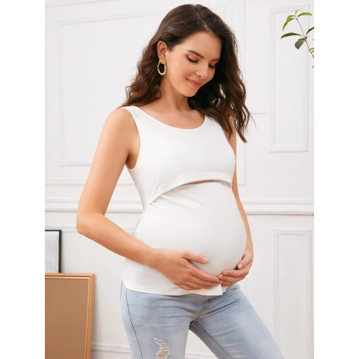 تانك توب للرضاعة الطبيعية, قياس  M - Image 4
