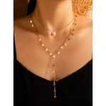 Star Tassel Layered Necklace