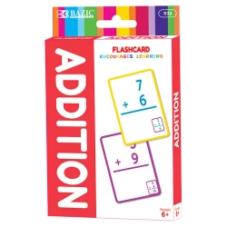 Bazic Addition Flash Cards for Early Math Skills (36/Pack) Educational Resource for Classroom & Home Learning