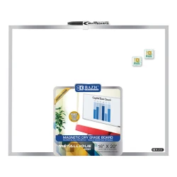 Bazic Aluminium Framed Magnetic Dry Erase Board