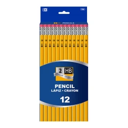 Bazic Yellow Pencil, (12/Pack)