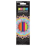 Bazic Neon Colored Pencils, 8 Pieces - Bazic