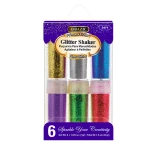 Bazic 6 Primary Color Glitter Shaker (7g) - Bazic