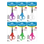مقص مدرسة ذو اطرف مدببة، ألوان متنوعة اختيار عشوائي - بازيك