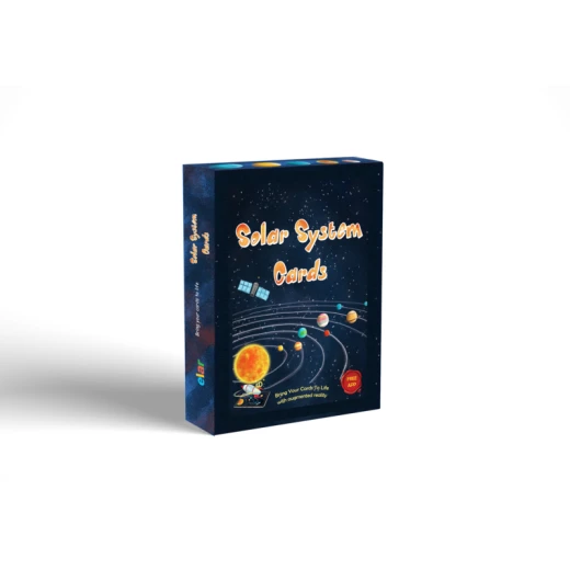 كتاب بطاقات الواقع المعزز التفاعلية لنظام الطاقة الشمسية من إيلار وورلد للأطفال تعليمية وممتعة إصدار 2024 كتاب بطاقات الواقع المعزز التفاعلية لنظام الطاقة الشمسية من إيلار وورلد للأطفال تعليمية وممتعة إصدار 2024
