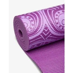 Gaiam 6mm Yoga Mat Purple Mandala