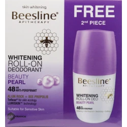 Beesline Beauty Pearl Deodorant Roll On, 50 Ml + 1 Free