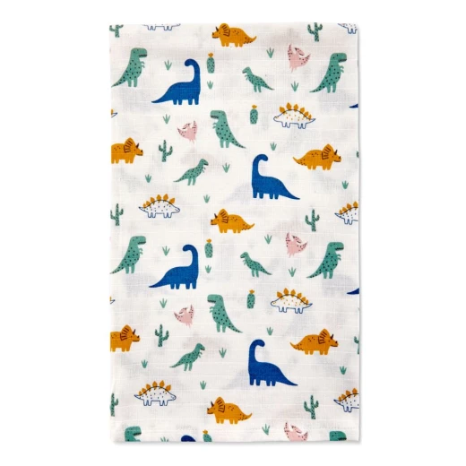BabyJem Baby Blanket Muslin - Dinosaur