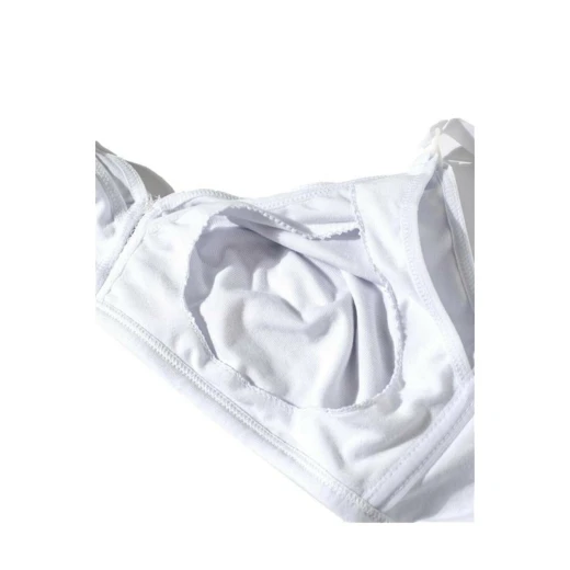 NBB Cotton Breastfeeding Bra White, 90 - إن بي بي لانجيري - Image 2