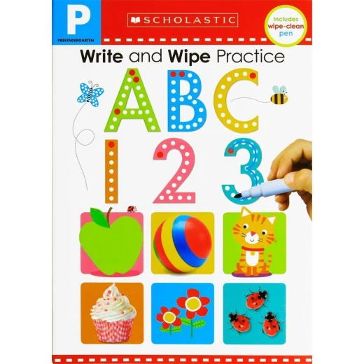سكولاستيك ABC كتاب 123 اكتب وامسح الكتاب القابل للطي: المتعلمين الأوائل للمدرسة (اكتب وامسح) سكولاستيك كتاب سكولاستيك ABC كتاب 123 اكتب وامسح الكتاب القابل للطي: المتعلمين الأوائل للمدرسة (اكتب وامسح) سكولاستيك كتاب