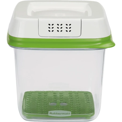 Rubbermaid Clear Square Food Storage Container With Lid, 1.5 L (1 pack) Rubbermaid Clear Square Food Storage Container With Lid, 1.5 L (1 pack)