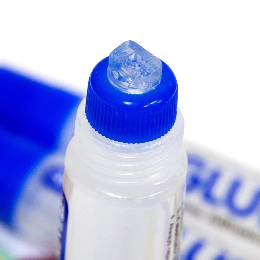 Bazic White Clear Liquid Glue Pen, 3 Pieces - Bazic - Image 2