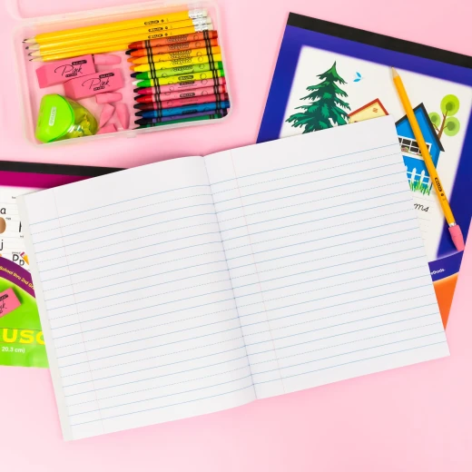 Bazic 50 Count Grade 2 Primary Composition Book, Blue - Bazic - Image 3