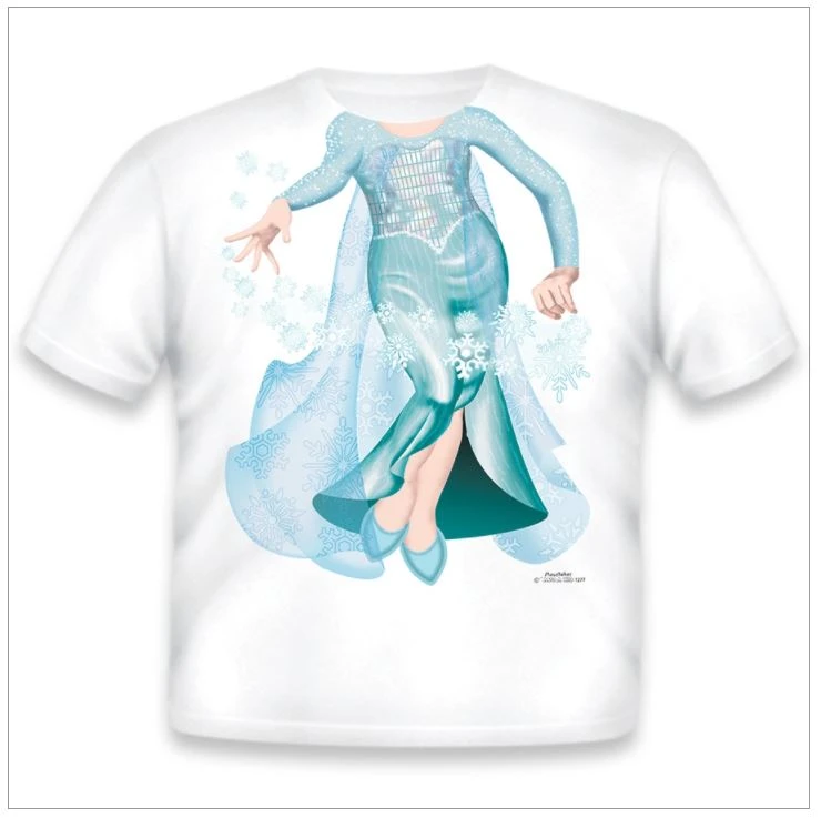 (XS) بلوزة اميرة الثلج من جست اد اي كد - جست آد كيدز