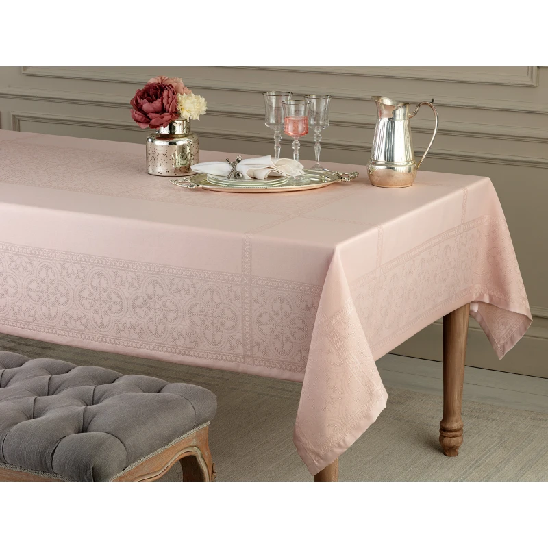 مفرش طاولة مدام كوكو موركون - بيج - 160 × 230 سم - مدام كوكو