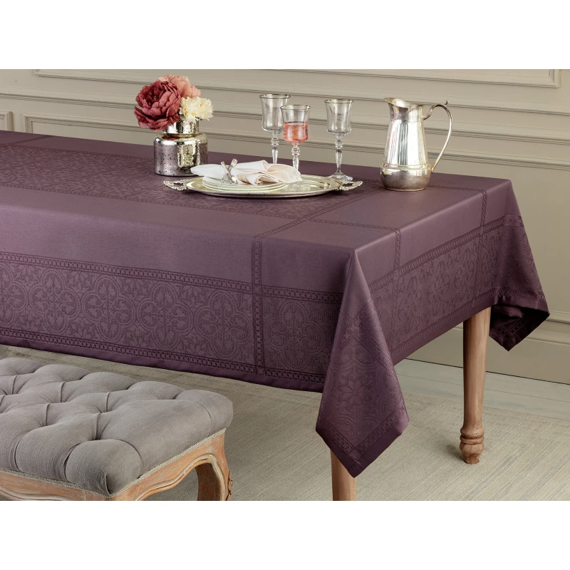 مفرش طاولة مدام كوكو موركون - بنفسجي - 160 × 230 سم - مدام كوكو