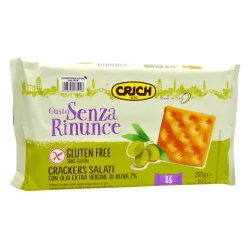 Crich Gluten Free Salted Crackers With Olive Oil 200g