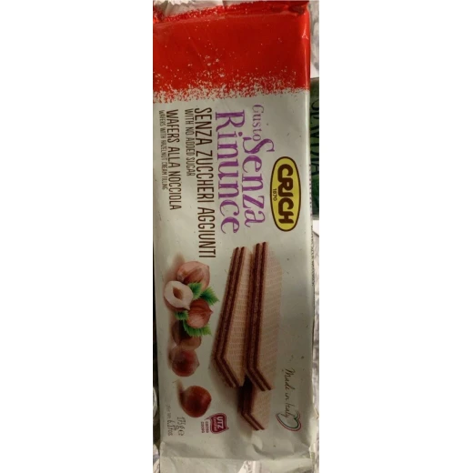 Crich - Waffles without sugar "Hazelnut" 175 g Crich - Waffles without sugar "Hazelnut" 175 g