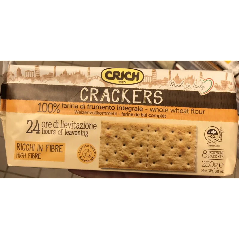 Crinch Wholemeal Crackers Crich - Crich