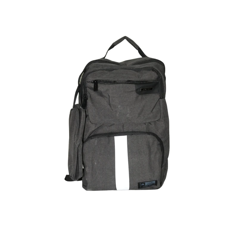 Glossy Bird School Bag with Pencil Case, Dark Gray, 45 cm - جلوسي بيرد