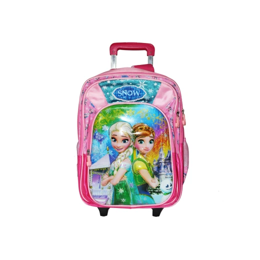 Rolling School Backpack, Pink Frozen, 43 cm - Image 2