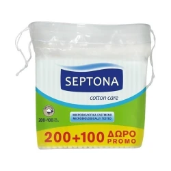 Septona Cotton Buds Gentle Cleansing Soft Tips 300 Pcs for Ears Hygiene Ear Wax Removal