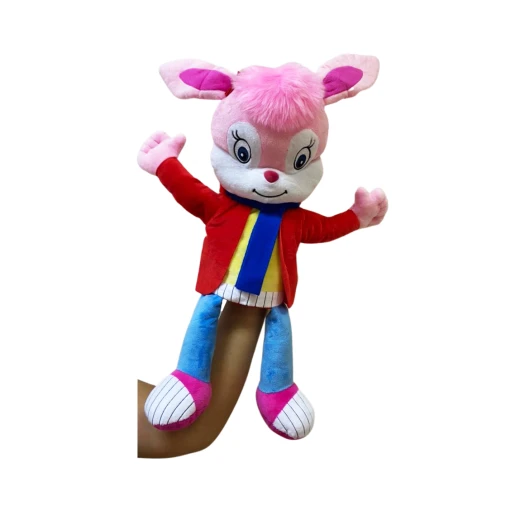Funny Pink Bunny Hand Puppet Funny Pink Bunny Hand Puppet