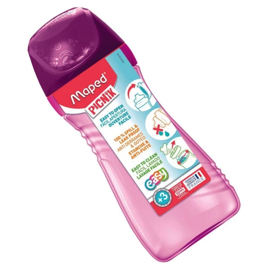 Maped Picnic Water Bottle, Pink, 430 ml - Maped - Image 2
